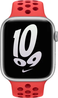 Image de Bracelet Apple Sport pour Apple Watch | 38/40/41/42 mm - Rouge vif / Rouge gym