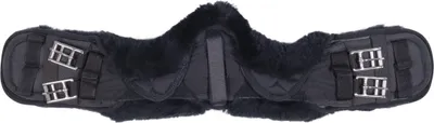 Immagine prodotto di HKM Cintura corta in pelle di agnello, rimovibile, nero/nero, 70 cm