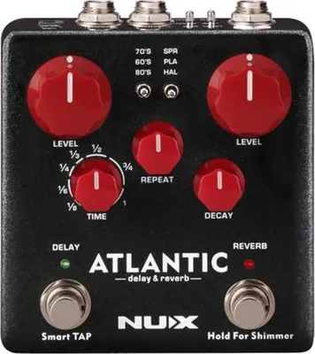 Immagine prodotto di Unità d'effetto NUX NDR-5 Atlantic, pedale di ritardo e riverbero