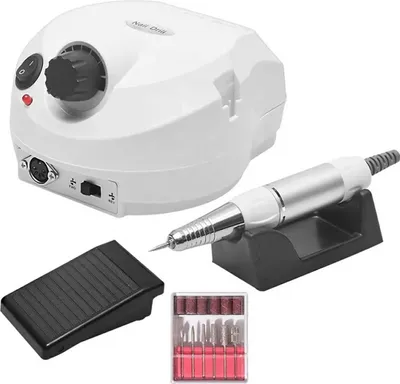Obrázek produktu pro APT DA4 Bruska na nehty s nástavci 30 000 RPM, 65 W, bílá