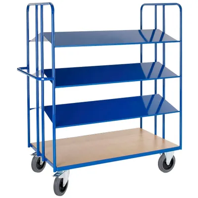 Produktbild von Rollcart Kommissionierwagen 16-4420 blau 135,0 x 40,0 x 174,0 cm