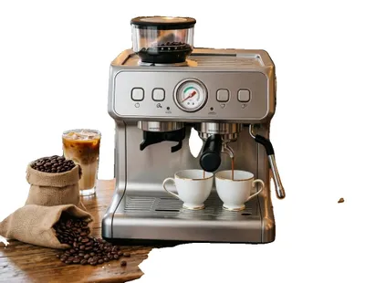Obrázok produktu pre Kávovar s integrovaným mlynčekom, tlak čerpadla 15 barov, EÚ