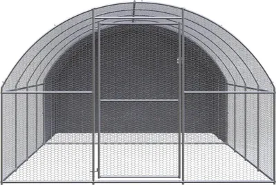 Obrázok produktu pre vidaXL Vonkajší kurník 3x4x2 m Pozinkovaná oceľ