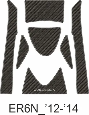 Image de Protection de tablette de guidon Tankpad, housse PPSK3P ONEDESIGN ER6N 2012-2014