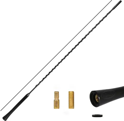 Produktbild von HEYNER® Antenne Ersatzstab 55 cm M5 & M6 Universal KFZ Radio-Spiral Antenne AM FM DAB+ Fiberglas kurz Dachantenne Antennenersatzstab Kurzstabantenne