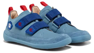 Produktbild von Affenzahn 00428-30211 Kinder-Barfußschuhe in Blau – Veloursleder