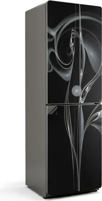 Zdjęcie produktu dla Abstrakcyjny wzór fali - Magnetyczna osłona lodówki - Folia dekoracyjna magnetyczna do kuchni - Magnetyczna dekoracja lodówki - Samoprzylepna tablica magnetyczna - Folia magnetyczna na drzwi lodówki - 60x190 cm