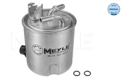 Produktbild von Kraftstofffilter MEYLE 36-14 323 0012 für NISSAN Qashqai / Qashqai +2 I (J10, NJ10) Leitungsfilter