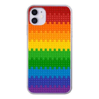 Produktbild von MuchoWow® Handyhülle Schutzhülle Hülle für iPhone 11 Patoon - Regenbogen Silikon Softcase Handy Hülle - Handytasche