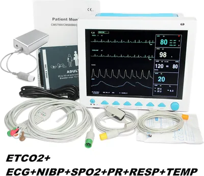 Produktbild von CMS8000 CO2-Patientenmonitor Vital Signs ICU 7-Parameter mit Kapnograph