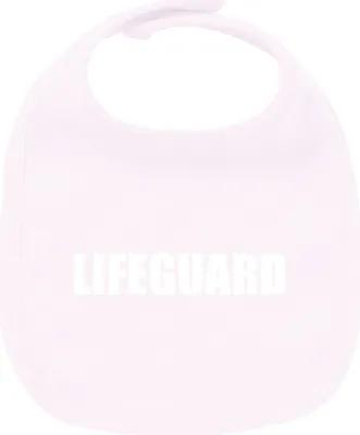 Produktbild von Huuraa Unisex Babylatz Lifeguard Schriftzug Geschenk Babypink  Baumwolle Lifeguard Mitbringsel