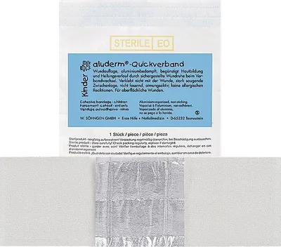 Produktbild von Quickverband aluderm Kinder Quickverband groß