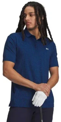 Produktbild von Under Armour Golf T2g Printed Kurzarm-poloshirt Blau M Mann Blau M