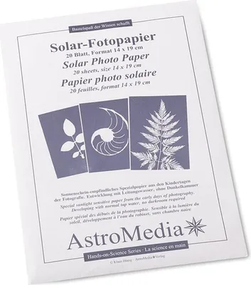 Produktbild von Das Solar-Fotopapier (14x19cm), 20 Blatt