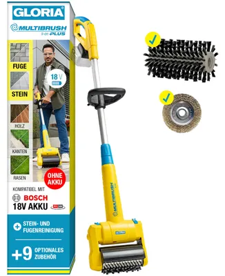 Produktbild von GLORIA MultiBrush li-on PLUS | Akku Reinigungsbürste (für BOSCH Akku 18V)