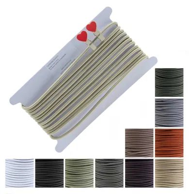 5m extra starke Gummikordel 5mm beige
