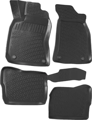 Produktbild von 2001-2008 Skoda Superb Fußmatten Zuschneidbar TPE Schwarz 4 tlg