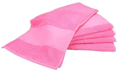 Productafbeelding van ARTG - Sporthanddoek "Print-Me" LT1158 (één maat) (roze)