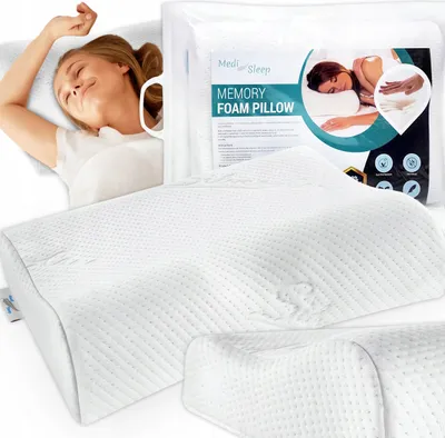 Produktbild von Orthopädisches & Therapeutisches Kissen - Nackenstützkissen aus Memory-Schaum - Ergonomisches Kopfkissen für angenehmen Schlaf - 36 x 48 cm