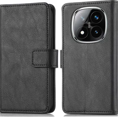 Zdjęcie produktu dla imoshion Luxe Bookcase dla Xiaomi Redmi Note 14 Pro Plus (5G) - Czarny