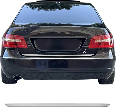 Obrázek produktu pro Obláčení zadních dveří kufru pro Mercedes třídy E 2010-2015 z nerezové oceli