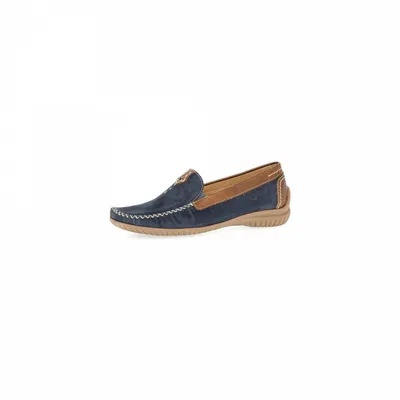 Produktbild von Gabor FLORENZ Damenschuhe - bequeme Slipper - Halbschuhe blau Freizeit NEU