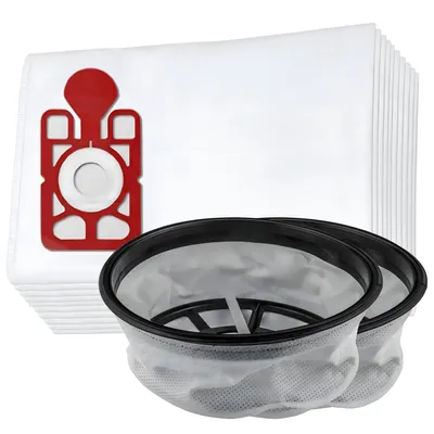 Produktbild von 10x Staubsaugerbeutel und 2x Filter-Set passend für 12" Numatic Henry und Hetty / James - PPR240 - Modell NVM-1CH 604015