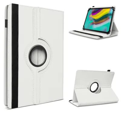 Produktbild von Tablet Tasche für Samsung Galaxy Tab S5e Hülle Schutzhülle Case 360 Grad DrehbarFarben:Weiß