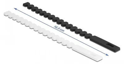 Obrázek produktu pro DELOCK KBI flexibel wiederverwendbar 20 Stück schwarz/weiß