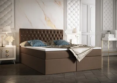 Produktbild von B&B Home Boxspringbett Monett 140x200 cm – mit Bettkasten