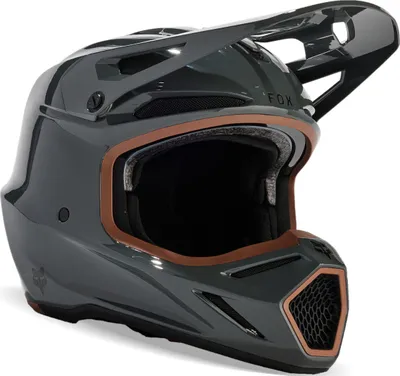 Produktbild von FOX V3 RS Carbon Solid MIPS Motocross Helm, anthrazit, S (55/56)