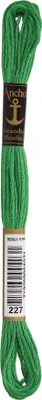 Produktbild von Anchor Sticktwist 4635000-00227 hellgrün Stickgarn, 100 % Baumwolle