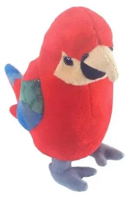 Produktbild von Plüschtier Papagei, rot, 17 cm