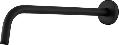 Immagine prodotto di Granitan | Miscelatore per doccia rotondo - 31 cm - Nero - Ottone di alta qualità - Attacco standard 1/2"
