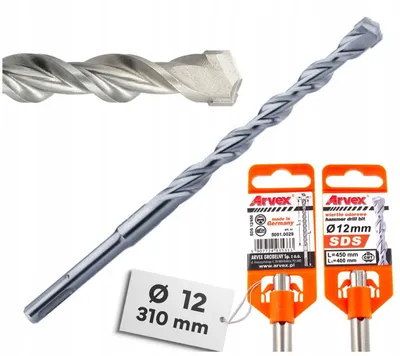 Produktbild von Arvex Betonbohrer SDS+ 12x310mm mit Meißelwirkung