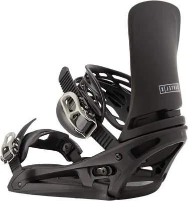 Productafbeelding van Snowboard bindingen - Winter sport - Ondergrondse controle - Geleidelijk dempingssysteem - Maat M - Zwart