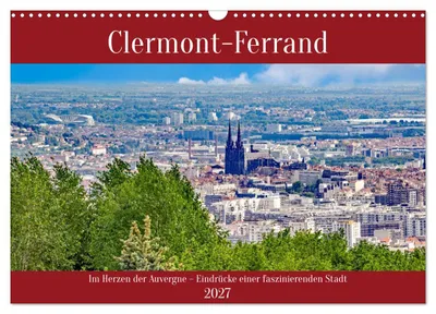Productafbeelding van Clermont-Ferrand (Wandkalender 2027, formaat DIN A3, liggend), CALVENDO maandkalender