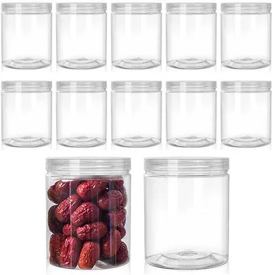 Immagine prodotto di Contenitori in plastica con coperchio da 210 ml, piccoli contenitori per alimenti, contenitori in plastica con coperchio, piccoli contenitori, circa 12 pezzi