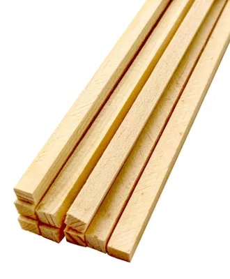 Produktbild von Holzstäbchen Quadrat 300x4x4mm für Zuckerwatte (2000 Stück)