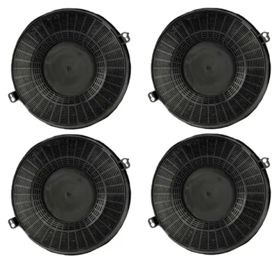 Produktbild von 4x Trade-Shop Aktivkohlefilter Ø236mm kompatibel mit AEG 405502654 405502654/8 4055026548 902979171/3 9029791713 902979171 405509229/2 4055092292 KF48