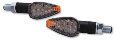 Image de HIGHSIDER Smart Peak LED Clignotants Boîtier noir / Lentille claire (paire), Avant & Arrière