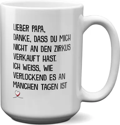 Produktbild von 22Feels XL Tasse Papa Geschenk Vatertag Vater Geburtstag Kaffeetasse Männer Weihnachten Haferl Geschenkidee Bürotasse