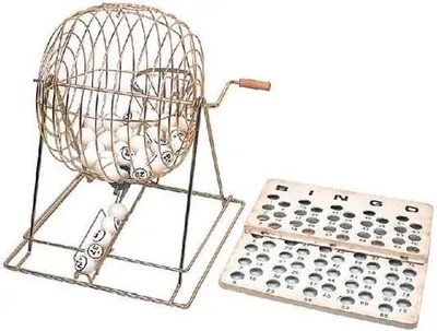 Zdjęcie produktu dla młynek do bingo z kulkami i tarczą do bingo