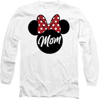 Image de Minnie Mouse - "Mom In Ears" T-shirt unie pour homme/femme - Fête des mères TV14635 (XL) (Blanc)