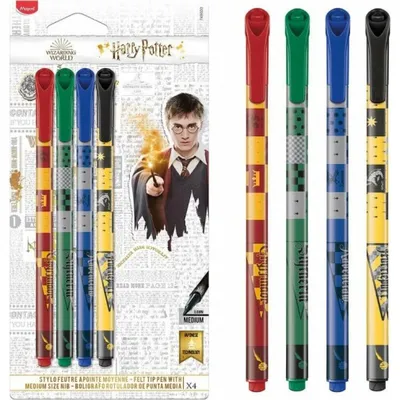 Produktbild von Maped Fasermaler HARRY POTTER 4er Blister