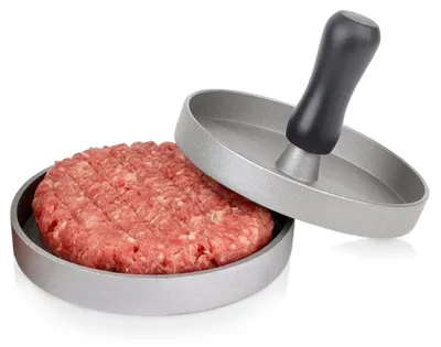 Image de Presse à hamburger - Moule à hamburger - 12 cm - Aluminium