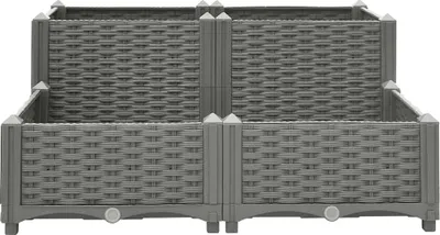 Obrázek produktu pro vidaXL Hochbeet 80x80x38 cm Polypropylen