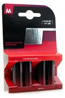 Obrázek produktu pro Brightium, dlouhotrvající alkalické baterie LR06-AA, 1,5 V, ideální pro elektronická zařízení