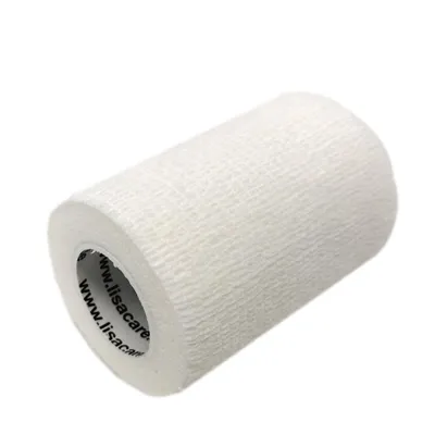 Produktbild von LisaCare selbsthaftende Bandage - Weiß - 7,5cm x 4,5m