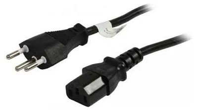 Productafbeelding van Synergy 21 S215444 - 2 meter - Netkabel met stekker - Type J - C13-connector - 230 V